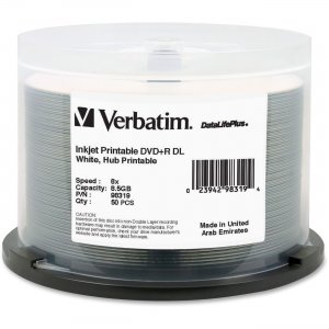Verbatim 98319 8x 8.5GB DVD Recordable Media VER98319