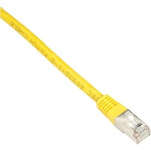 Black Box EVNSL0272YL-0001 CAT6 250-MHz Shielded, Stranded Cable SSTP (PIMF), PVC, Yellow, 1-ft. (0.3-m)