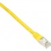 Black Box EVNSL0272YL-0001 CAT6 250-MHz Shielded, Stranded Cable SSTP (PIMF), PVC, Yellow, 1-ft. (0.3-m)
