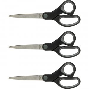 Sparco 25225BD Rubber Grip Straight Scissors SPR25225BD