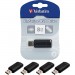 Verbatim 49062BD PinStripe USB Drive VER49062BD