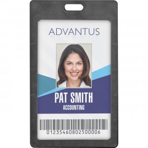 Advantus 97068 Vertical Rigid ID Badge Holder AVT97068