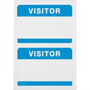 Advantus 97190 Self-Adhesive Visitor Badges AVT97190