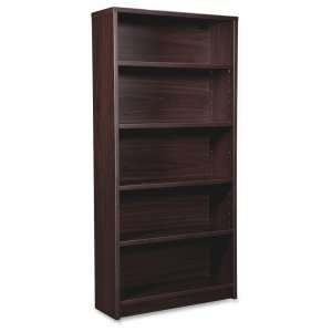 Lorell PBK3469ES Prominence Espresso Laminate Bookcase LLRPBK3469ES