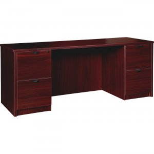 Lorell PC2466MY Prominence Mahogany Laminate Office Suite LLRPC2466MY