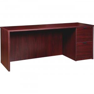 Lorell PC2472RMY Prominence Mahogany Laminate Office Suite LLRPC2472RMY