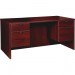 Lorell PD3060QDPMY Prominence Mahogany Laminate Office Suite LLRPD3060QDPMY