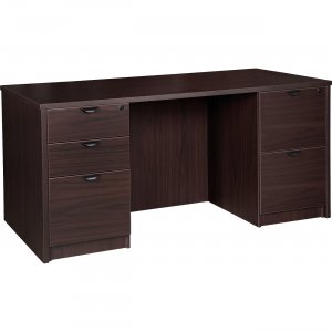 Lorell PD3066DPES Prominence Espresso Laminate Office Suite LLRPD3066DPES