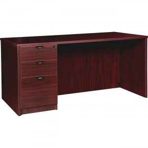 Lorell PD3066LSPMY Prominence Mahogany Laminate Office Suite LLRPD3066LSPMY