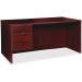 Lorell PD3066QLMY Prominence Mahogany Laminate Office Suite LLRPD3066QLMY