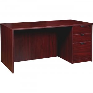 Lorell PD3066RSPMY Prominence Mahogany Laminate Office Suite LLRPD3066RSPMY