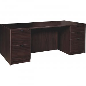 Lorell PD3672DPES Prominence Espresso Laminate Office Suite LLRPD3672DPES