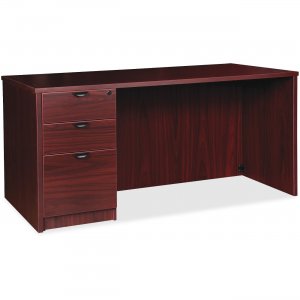 Lorell PD3672LSPMY Prominence Mahogany Laminate Office Suite LLRPD3672LSPMY