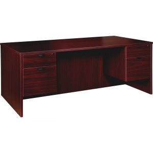 Lorell PD3672QDPMY Prominence Mahogany Laminate Office Suite LLRPD3672QDPMY