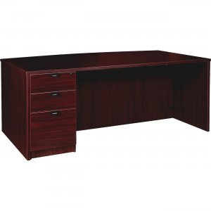 Lorell PD4272LSPBMY Prominence Mahogany Laminate Office Suite LLRPD4272LSPBMY