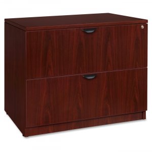 Lorell PL2236MY Prominence Mahogany Laminate Office Suite LLRPL2236MY