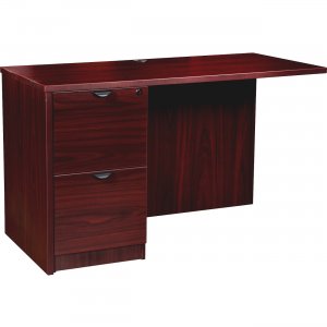 Lorell PR2442LMY Prominence Mahogany Laminate Office Suite LLRPR2442LMY