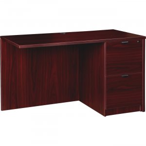 Lorell PR2442RMY Prominence Mahogany Laminate Office Suite LLRPR2442RMY