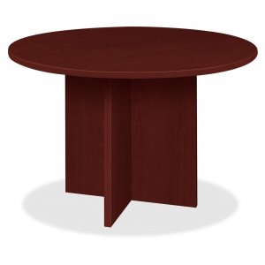 Lorell PT42RMY Prominence Round Laminate Conference Table LLRPT42RMY