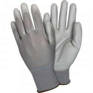 Safety Zone GNPUSMGY Gray Coated Knit Gloves SZNGNPUSMGY