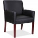 Lorell 20027 Full-sided Arms Leather Guest Chair LLR20027