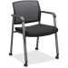 Lorell 30953 Mesh Back Guest Chairs with Casters LLR30953