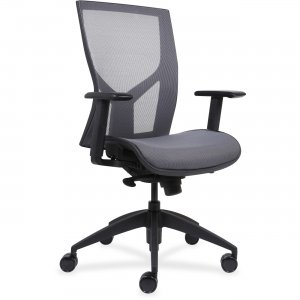 Lorell 83110 High-Back Chair w/Mesh Back & Seat LLR83110