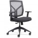Lorell 83111 Mid-Back Chairs w/Mesh Back & Fabric Seat LLR83111