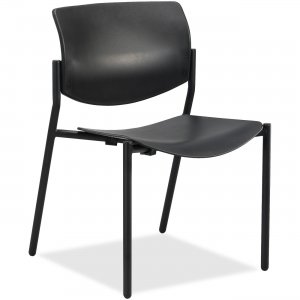 Lorell 83113 Stack Chairs w/Molded Plastic Seat & Back LLR83113