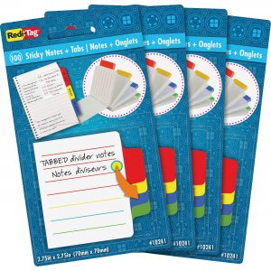 Redi-Tag 10246 Tabbed Divider Notes RTG10246