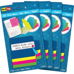 Redi-Tag 10247 Tabbed Divider Notes RTG10247