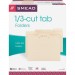 Smead 10330CT 1/3 Cut Tab Manila File Folders SMD10330CT