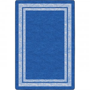 Flagship Carpets FE42232A Double Light Tone Border Blue Rug FCIFE42232A