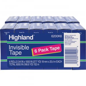 Highland 6200341000BD Matte-finish Invisible Tape MMM6200341000BD