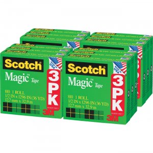 Scotch 810H3BD Magic Tape MMM810H3BD