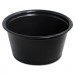 Dart DCC200PCBLK Conex Complements Plastic Portion Cup, 2 oz., Black, 125/Bag, 20 Bags/Carton