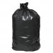 Boardwalk BWK527 Low Density Repro Can Liners, 40x48, 40-45 gal, 1 mil, Black, 10/Roll, 10Rl/Ctn