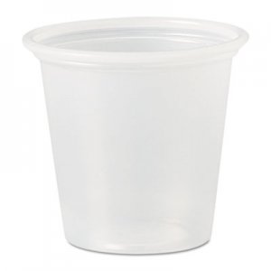 Dart DCCP125N Polystyrene Portion Cups, 1 1/4 oz, Translucent, 2500/Carton