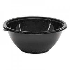 WNA WNAAPB160BL Caterline Pack n' Serve Plastic Bowl, 160 oz, Black, 25/Case
