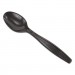 Dixie DXEPTH53C Individually Wrapped Heavyweight Utensils, Teaspoon, Black, 1000/Carton