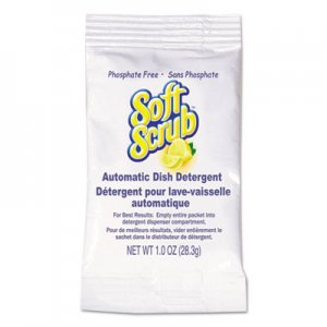 Soft Scrub DIA10006 Automatic Dish Detergent, Lemon Scent, Powder, 1 oz. Packet, 200/Carton