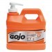 GOJO GOJ095804 NATURAL ORANGE Pumice Hand Cleaner, Citrus, 0.5 gal Pump Bottle, 4/Carton