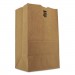 Genpak BAGGH20S Grocery Paper Bags, 8.25" x 13.38", Kraft, 500 Bags