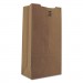 Genpak BAGGH20 Grocery Paper Bags, 20 lbs, 8.25" x 16.13", Kraft, 500 Bags