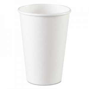 Dixie DXE2346W Paper Cups, Hot, 16 oz, White, 1000/Carton