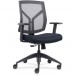 Lorell 83111A204 Mid-Back Chairs wth Mesh Back & Fabric Seat LLR83111A204