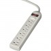 Fellowes 99028 6 Outlet Power Strip- 90 degree outlets FEL99028