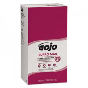 GOJO GOJ758202 SUPRO MAX Hand Cleaner, Cherry, 5,000 mL Refill, 2/Carton