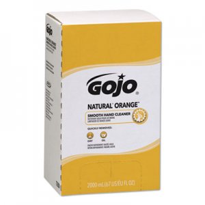 GOJO GOJ7250 NATURAL ORANGE Smooth Lotion Hand Cleaner, Citrus Scent, 2,000 mL Bag-in-Box Refill, 4/Carton