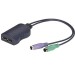Black Box KVUSB USB to PS/2 Flashable Cable Adapter